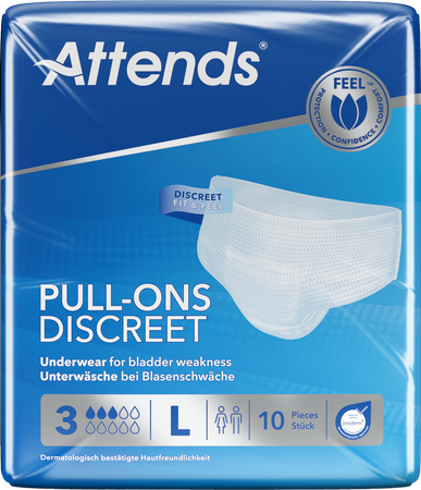 Attends Pull-on Plus 3 Discrete l 10 2