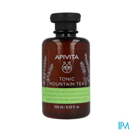 Apivita Tonic Mountain Tea Shower Gel Ess Oil250ml