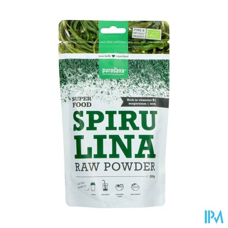 Purasana Vegan Spirulinapdr 200g Be-bio-02