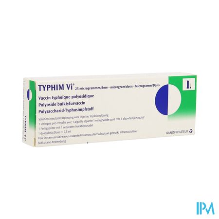 Typhim Vi 25mcg/dosis Voorg.sp 1 X 0,5ml+1 Afz Nld