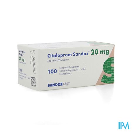 Citalopram Sandoz Comp 100 X 20mg