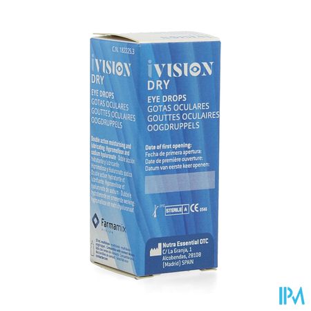 Ivision Dry Gouttes Oculaires 10ml