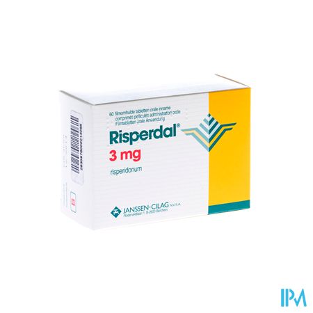 Risperdal 3mg Pi Pharma Comp 60 X 3mg Pip