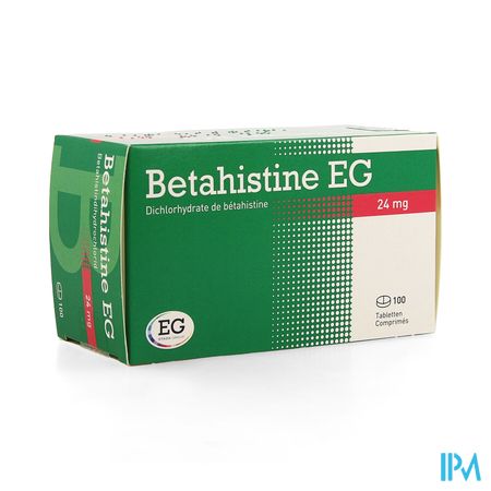 Betahistine EG Comp 100X24Mg