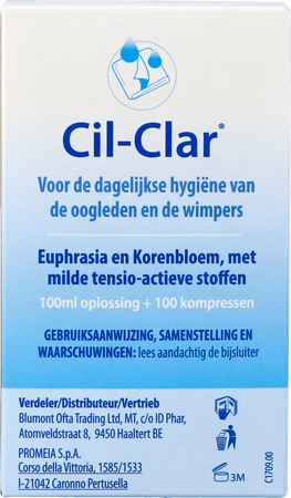 Cil-clar Hygiene Oogleden 100ml+kp 100 Nf 1