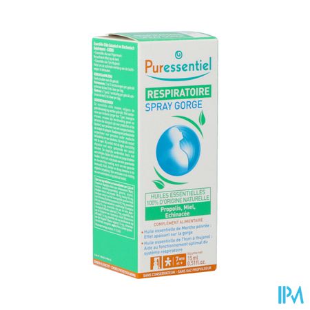 Puressentiel Respiratoire Spray Gorge 15ml