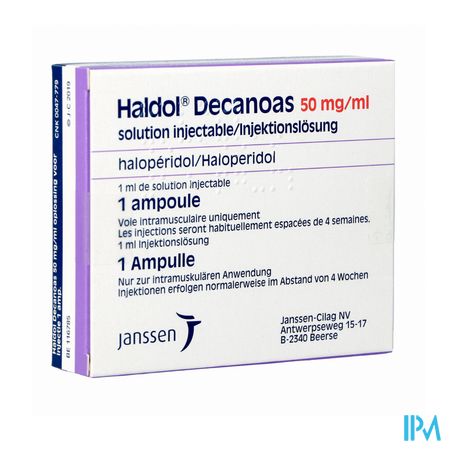 Haldol Decanoas Amp 1 X 1ml/50mg/ml