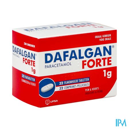 Dafalgan Forte Droog 1g Tabl 32