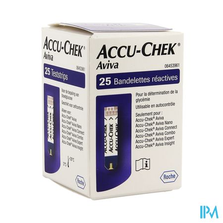 Accu Chek Aviva Bandelette Reactive 25 6453961016