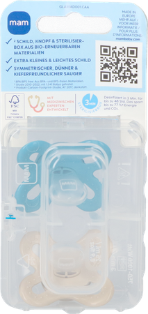 Mam Original Start Fopspeen Silic.pure 0-2m Blue 2 3