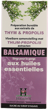 Sirop Balsamique Thym & Propolis 150ml Holistica 2