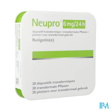 Neupro 6mg/24u transderm. pleister (28) 1