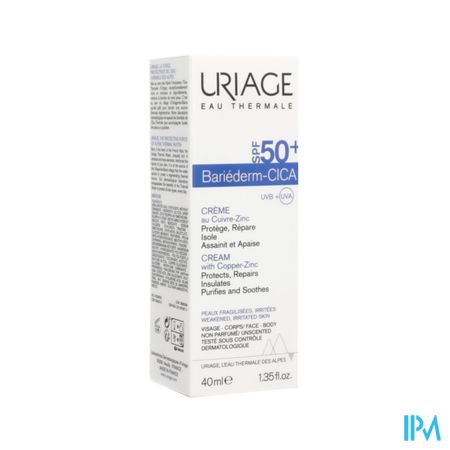 Uriage Bariederm Cica Creme Ip50+ 40ml