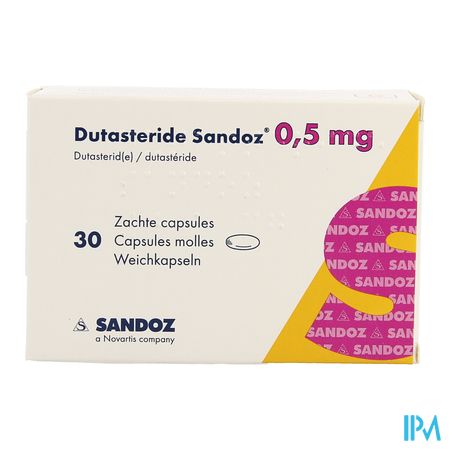 Dutasterid Sandoz 0,5mg Zachte Caps 30 X 0,5mg 3