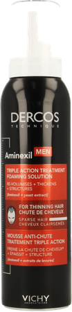 Vichy Dercos Mousse Aminexil Men 150ml 3