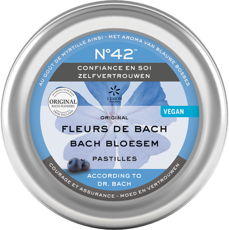 Bachbloesem Pastilles N°42 Zelfvertrouwen 50g 1