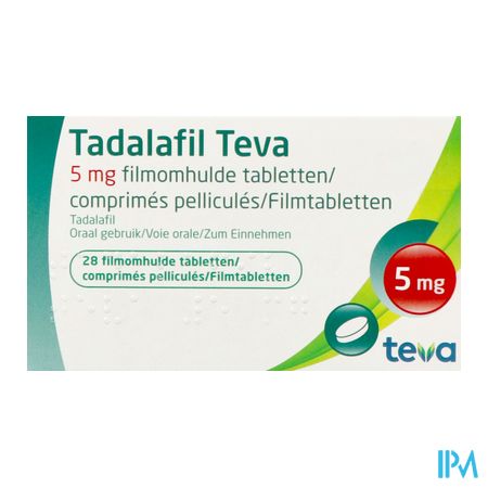Tadalafil Teva Comp Pell 28 X 5,0mg 3