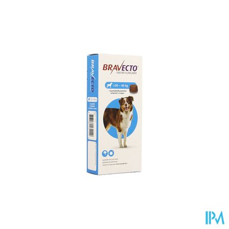 Bravecto Kauwtabletten Hond 1x1000,0mg