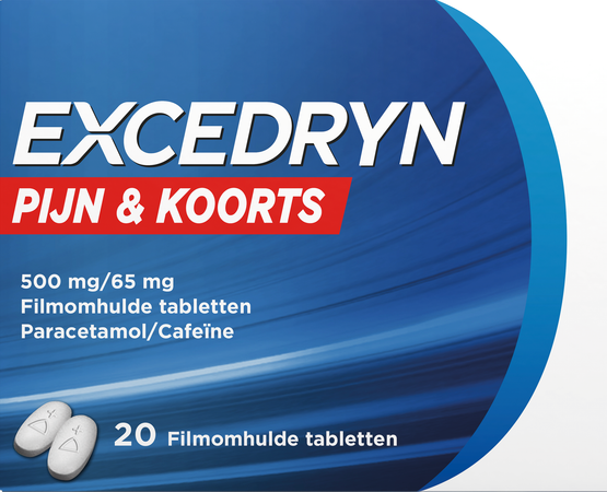 Excedryn Pijn&koorts 500mg/65mg Filmomh Tabl 2x10 3