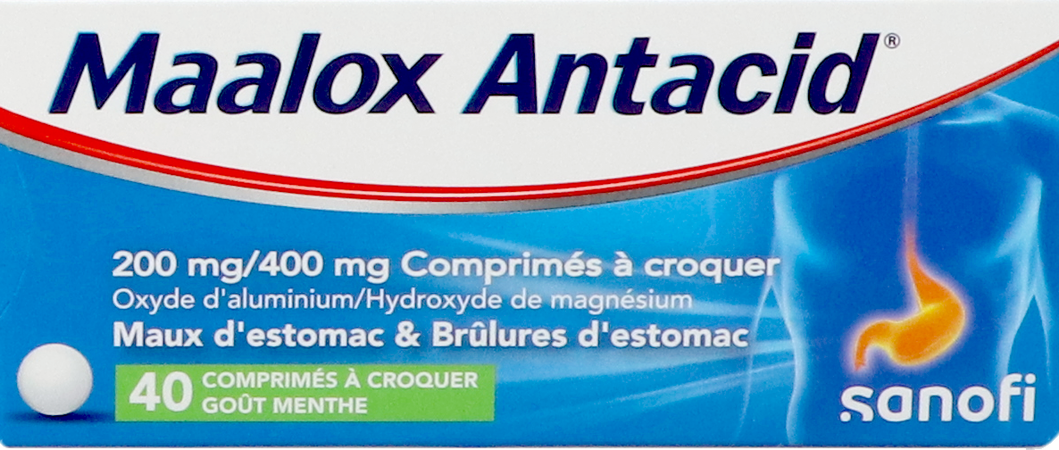 Maalox Antacid 200/400 Comp 40 2