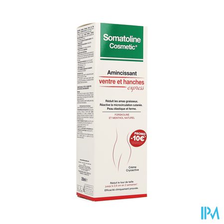 Somatoline Cosm. Ventre & Hanches Expr.250ml Promo