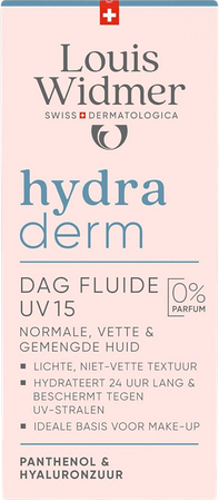 Widmer Hydraderm Dag Fluide Uv 15 Zonder Parfum 50ml 1
