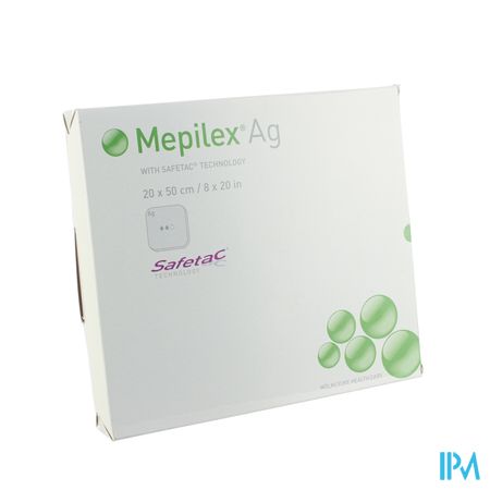 Mepilex Ag Pansement Steril 20,0x50,0cm 2 287510