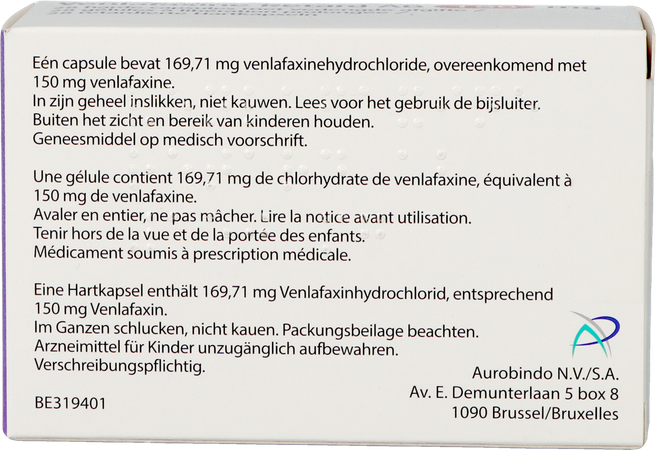 Venlafaxine Retard Ab 150,0mg Caps Verl. Afg. 28 4
