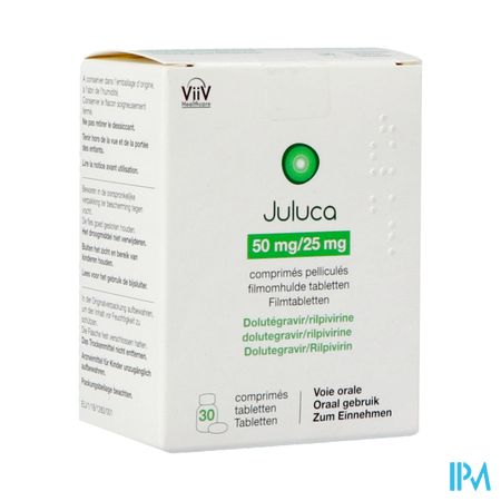 Juluca Pi Pharma 50mg/25mg Filmomh Tabl 30 Pip