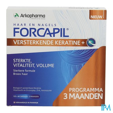 Forcapil Keratine+ Lot Caps 180 12