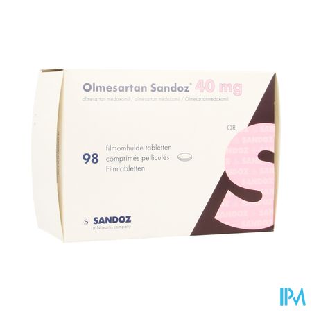 Olmesartan Sandoz 40mg Comp 98 X 40mg