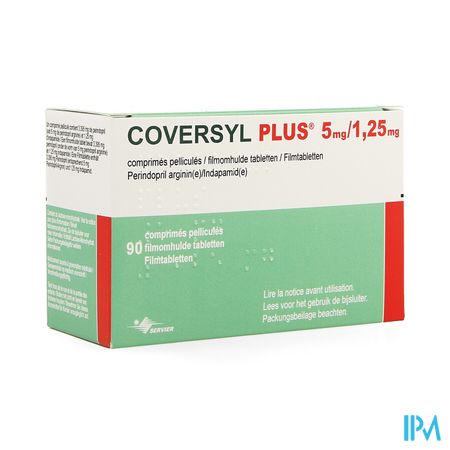 Coversyl Plus 5mg/1,25mg Impexeco Film.tabl 90 Pip