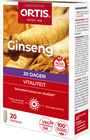Ortis Vitalite Ginseng 20 Tabl 20 6
