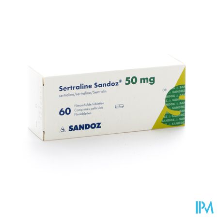 Sertraline Sandoz Comp 60 X 50mg