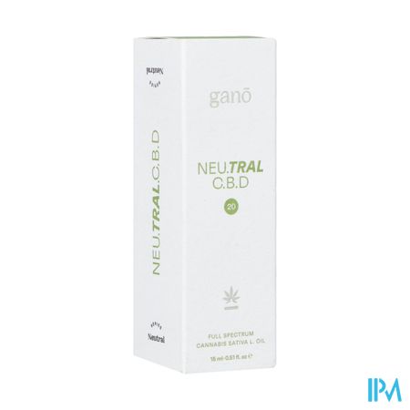 Gano Care Neutral 20% Cbd Olie 15ml