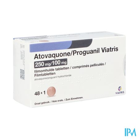Atovaquone Proguanil Viatris 250/100mg Film.tabl48