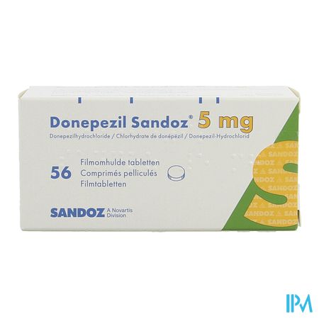 Donepezil Sandoz 5,0mg Filmomh Tabl 56 X 5,0mg 2