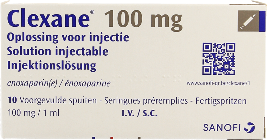 Clexane Spuit Inj 10 X100 mg/1,0ml 1