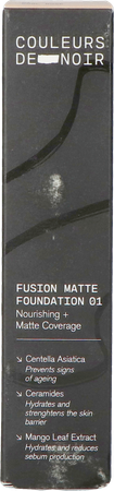 Couleurs De Noir Fus. Matte Fdt 01 C. Rose 30ml 1