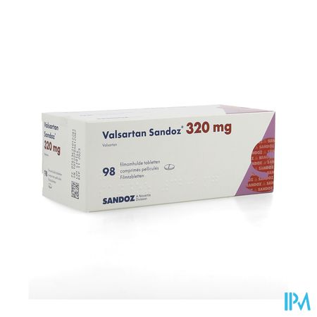 Valsartan Sandoz 320mg Filmomh Tabl 98 X 320mg