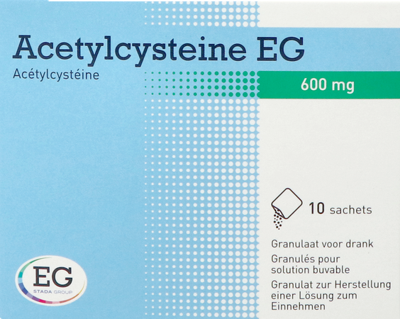 Acetylcysteine EG Sach 10X600Mg 3