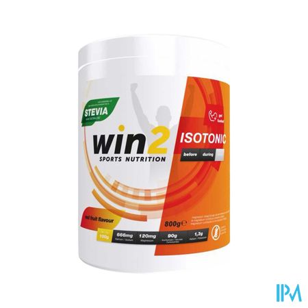 Win2 Isotonic Red Fruits Pdr 800g