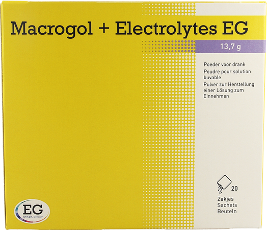 Macrogol+Electrolytes EG 13,7G Pdr Sach 20 3