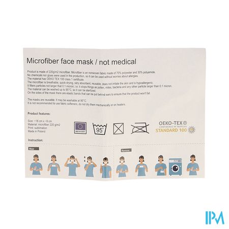 Maskers Herbruikbaar Microfiber 1