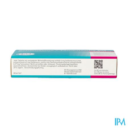 Solifenacine Tamsulosine EG 6/04,Mg Ger.Afg.Tabl30 2