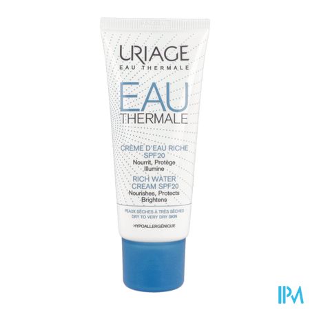 Uriage Eau Thermale Cr Eau Riche Ip20 40ml 2