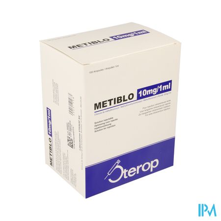 Metiblo 10 mg/1 ml inj. opl. i.v. amp. 100 x 1 ml