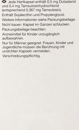 Dutasteride Tamsulosine Viatris 0,5mg/0,4mg Caps90 5