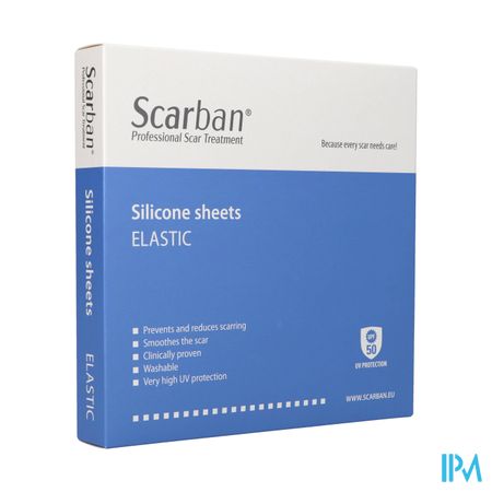 Scarban Elastic Silicone Sheet 5x 7,5cm 2