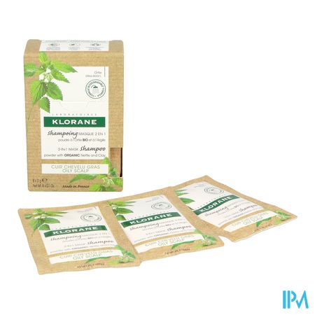 Klorane Capil. Masker Reinigend Brandnetel 8x3g 3